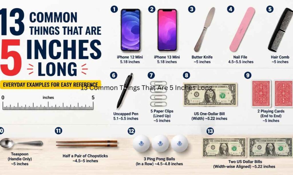 13 Common Things That Are 5 Inches Long