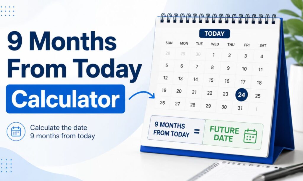 9 Months From Today Calculator