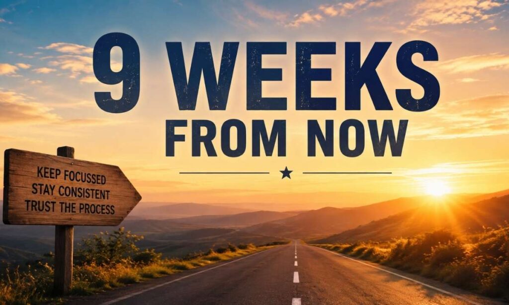 9 Weeks From Now