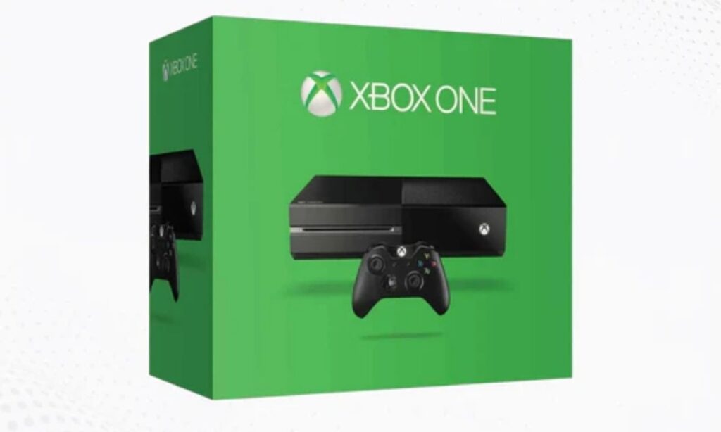 A Gaming Console in Its Retail Box