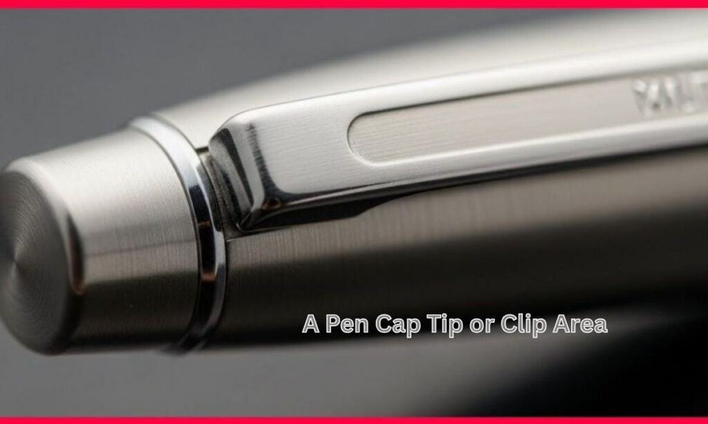 A Pen Cap Tip or Clip Area