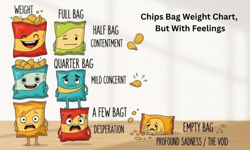 Chips Bag Weight Chart, But With Feelings