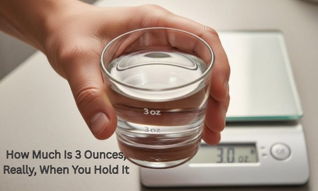How Much Is 3 Ounces, Really, When You Hold It