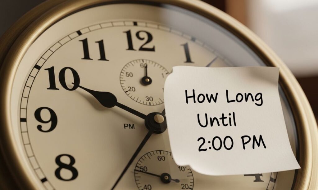 Quick Answer: How Long Until 2 PM?