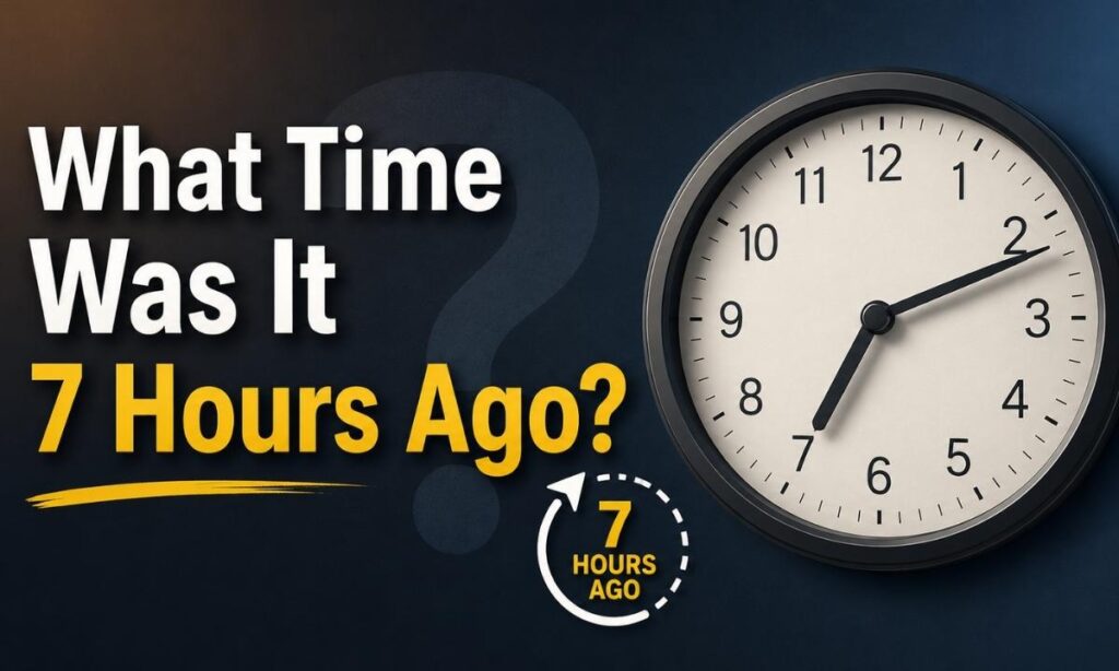 What Time Was It 7 Hours Ago