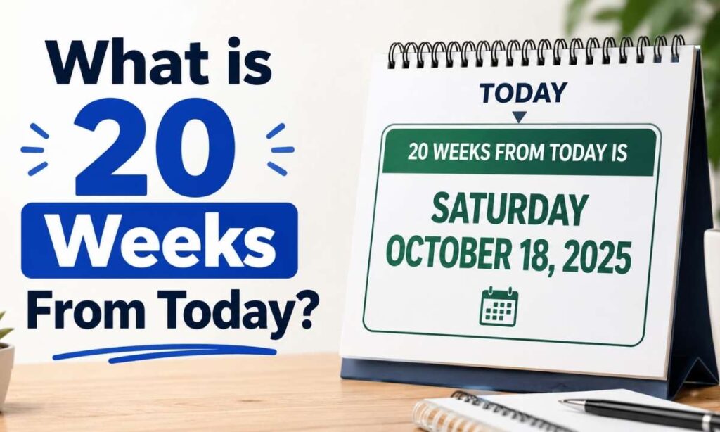 What is 20 Weeks From Today