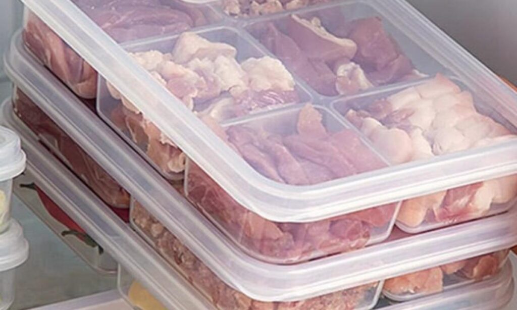 a family size frozen food box