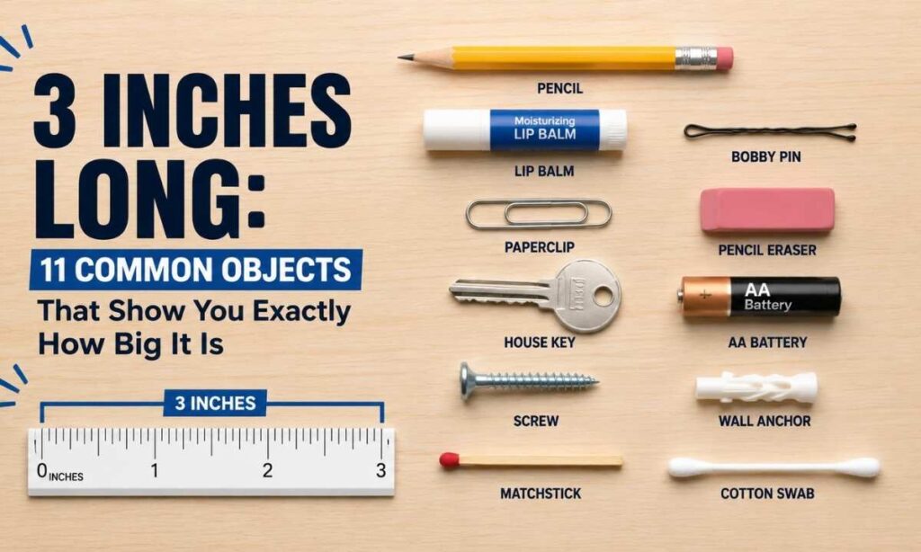 3 Inches Long 11 Common Objects That Show You Exactly How Big It Is