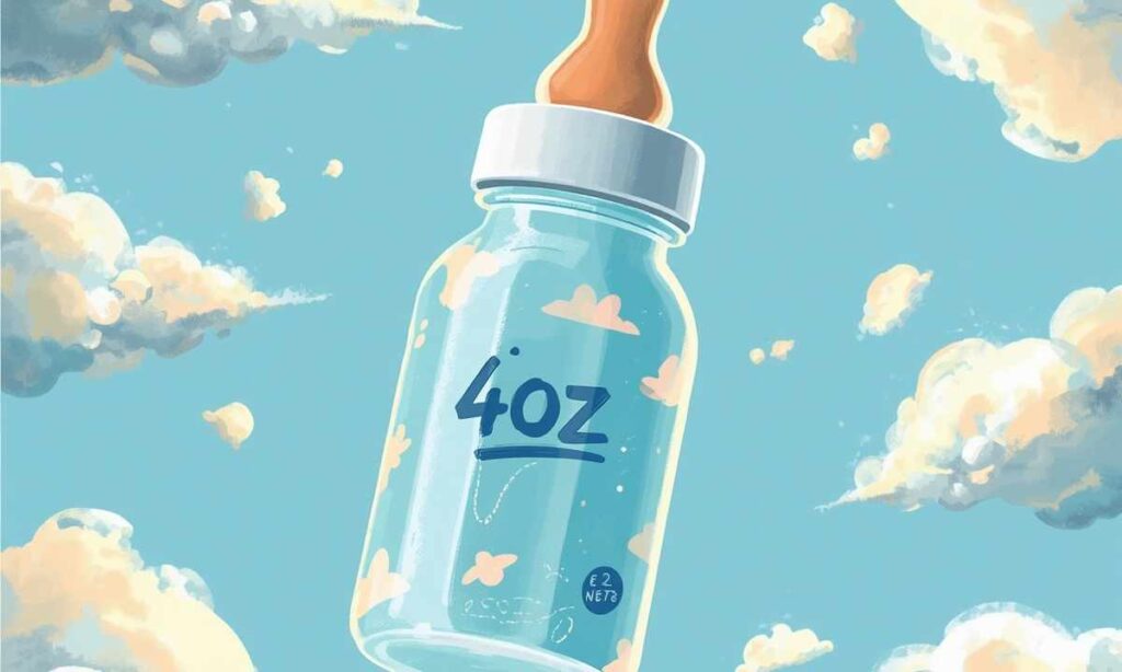 4oz Baby Bottle (Without Nipple)