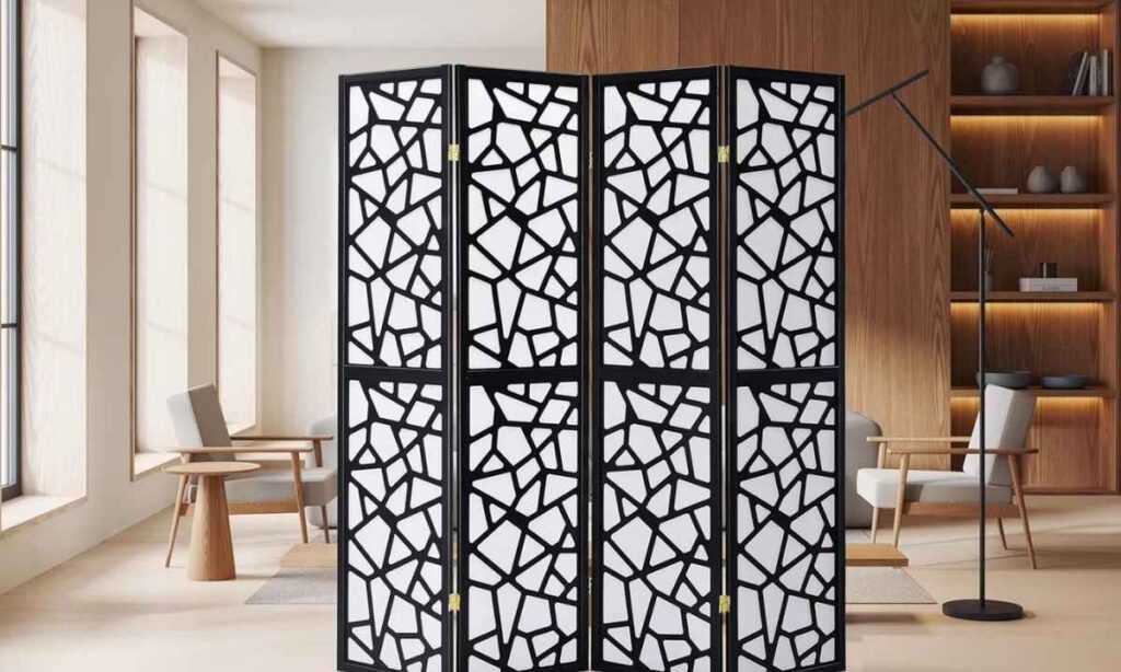 A 4 Panel Shoji Room Divider