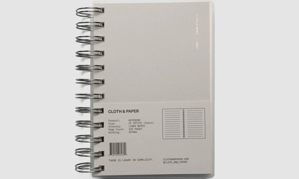 A Spiral Notebook (Full Height)