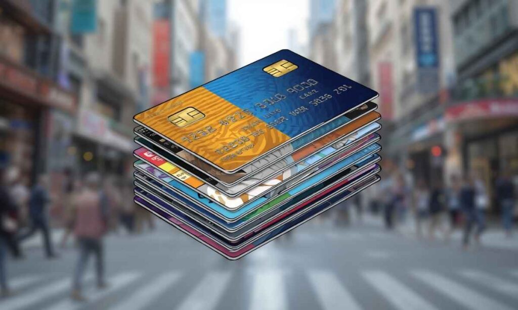 A Standard Bank Card Stack