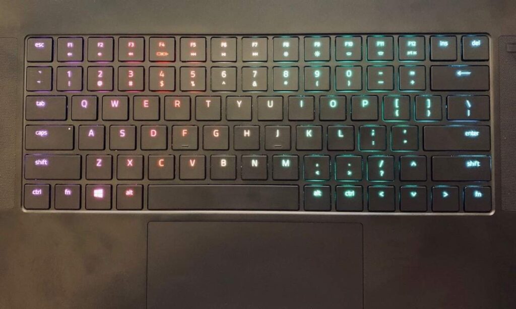 A Standard Laptop Keyboard Width