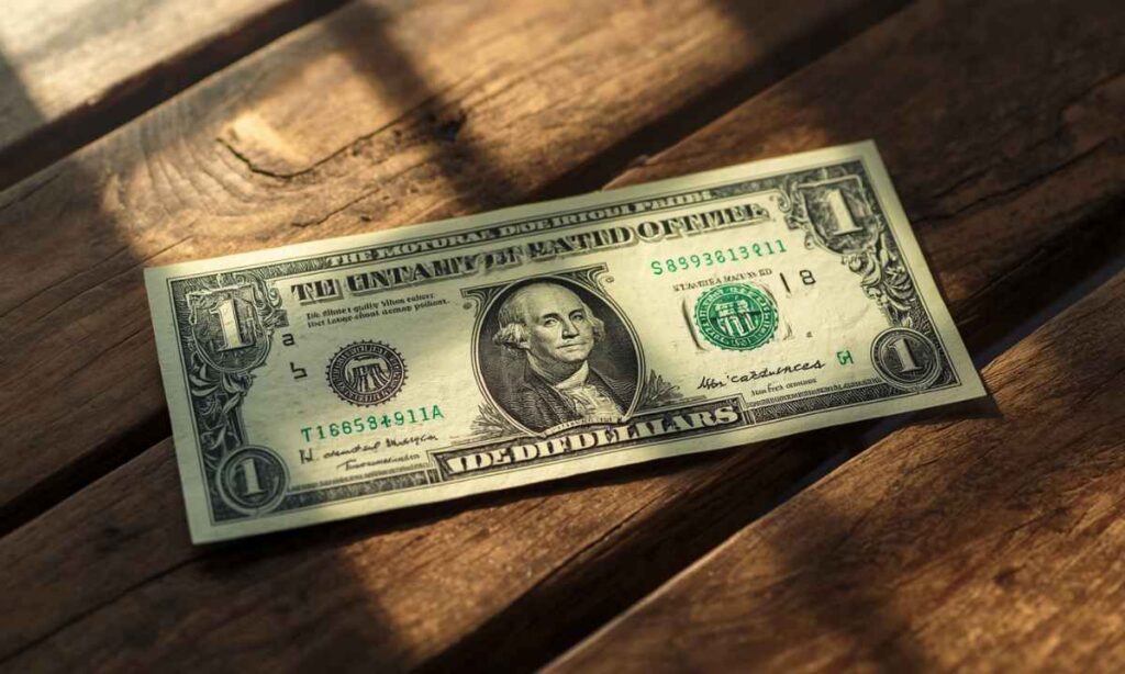 A Standard US Dollar Bill