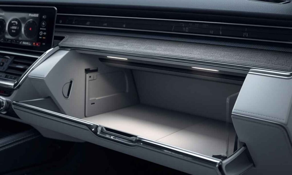 Car Glove Compartment Width (Interior Opening)