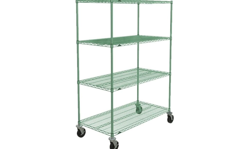 Commercial Wire Shelving with Casters