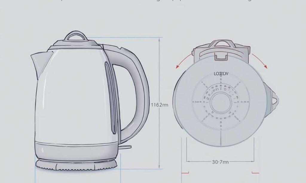 Electric Kettle Base Diameter