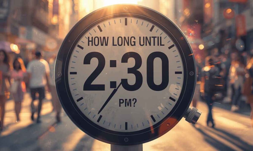 How Long Until 230 PM The Actual Calculation