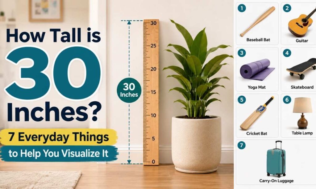 How Tall is 30 Inches 7 Everyday Things to Help You Visualize It