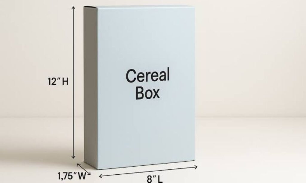Jumbo Cereal Box Height