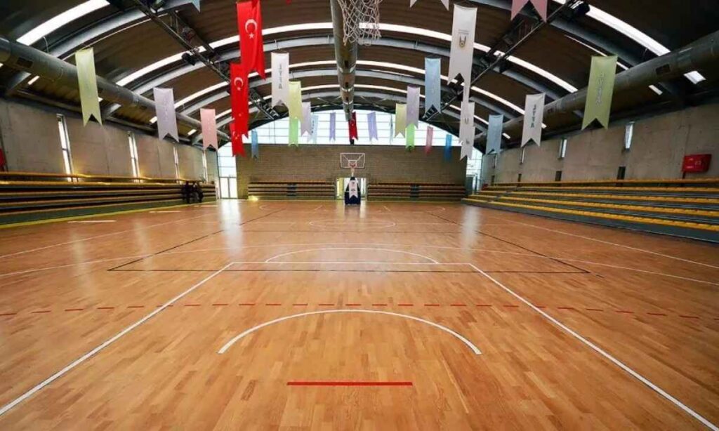 The NBA Basketball Court