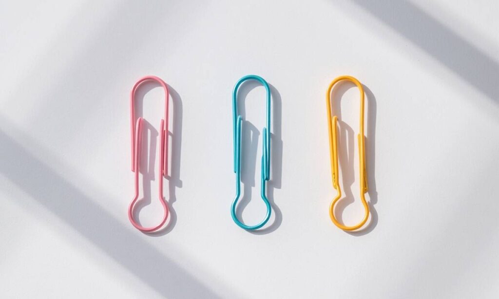 Three Paper Clips End to End