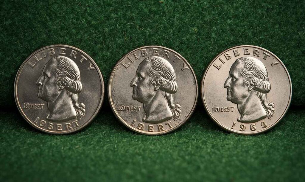 Three US Quarters in a Row