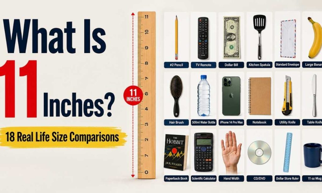 What Is 11 Inches 18 Real Life Size Comparisons